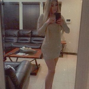 beautiful beige dress